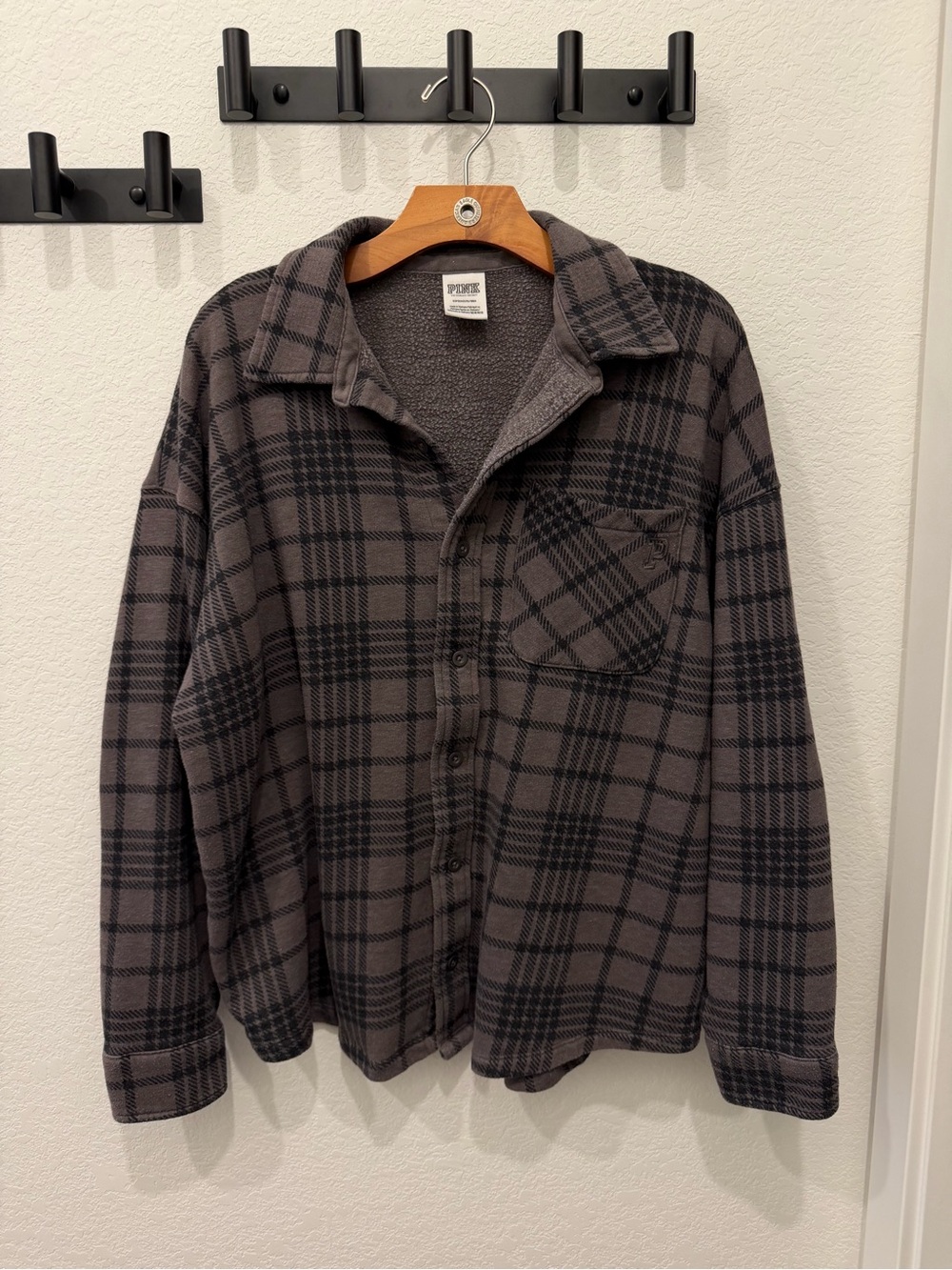 Plaid Button-up Shacket